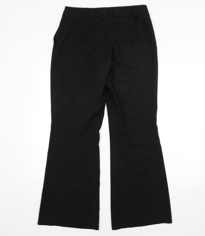 Marks & Spencer Womens Black   Trousers  Size 12 L29 in