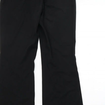 Marks & Spencer Womens Black   Trousers  Size 12 L29 in