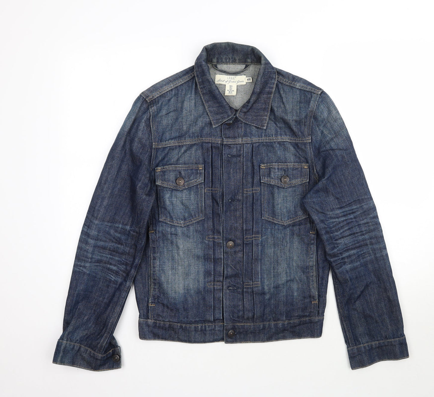 H&M Womens Blue  Denim Jacket  Size S