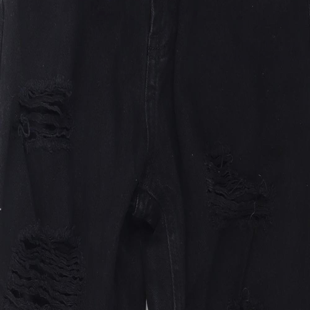 Queen Hearts Womens Black  Denim Skinny Jeans Size M L26 in