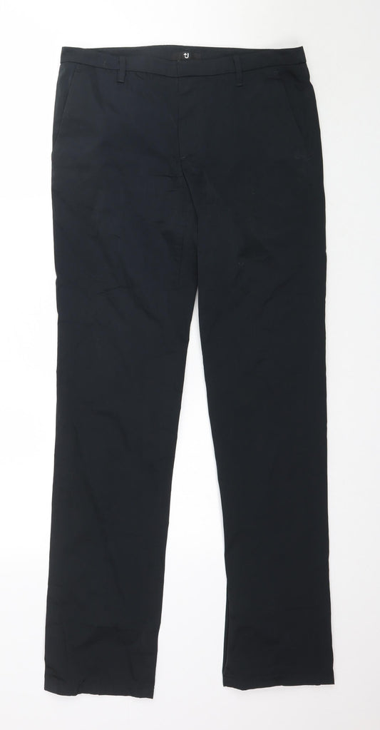 Preworn Womens Black   Trousers  Size L L32 in