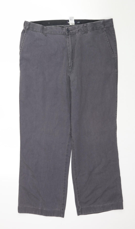 Marks and Spencer Womens Grey  Denim Straight Jeans Size 36 L27 in
