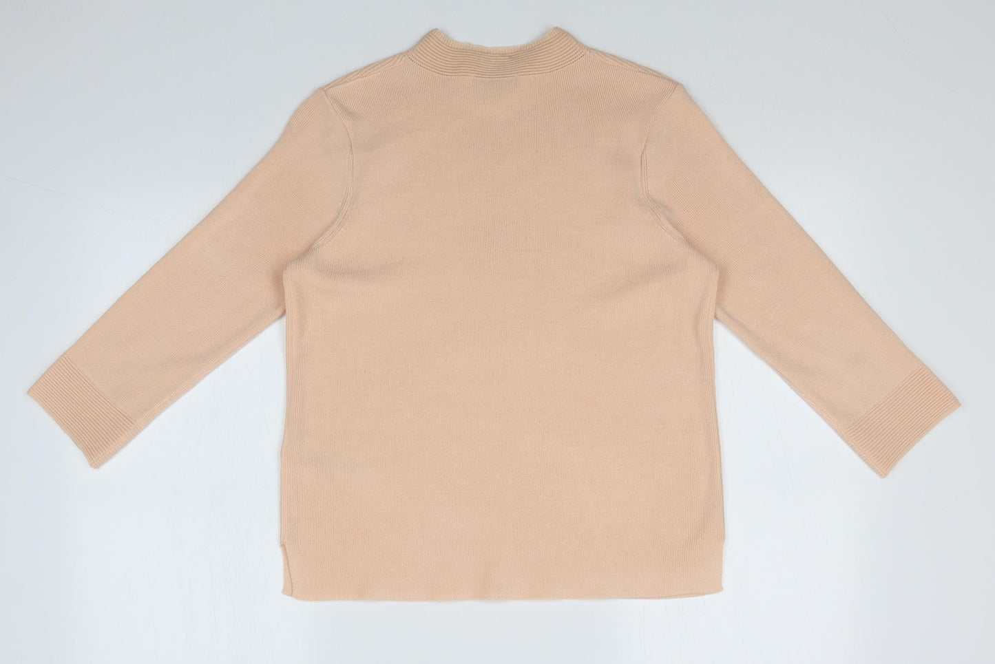 Classic Womens Orange Striped  Pullover Jumper Size 12