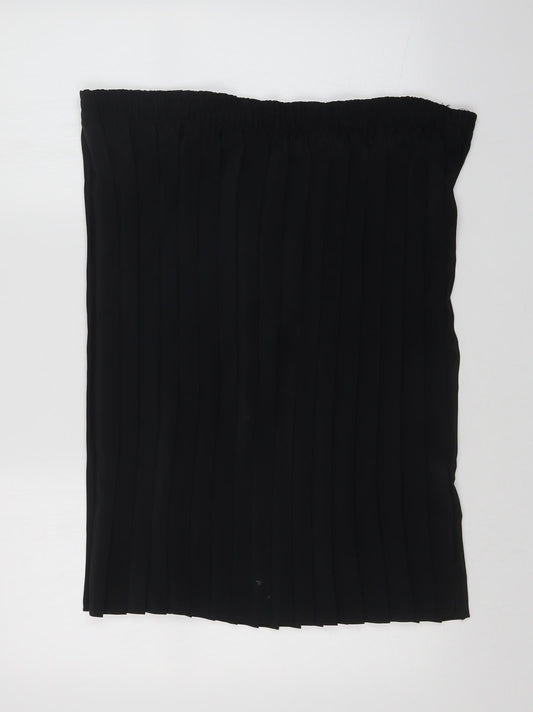 Preworn Womens Black   Straight & Pencil Skirt Size M
