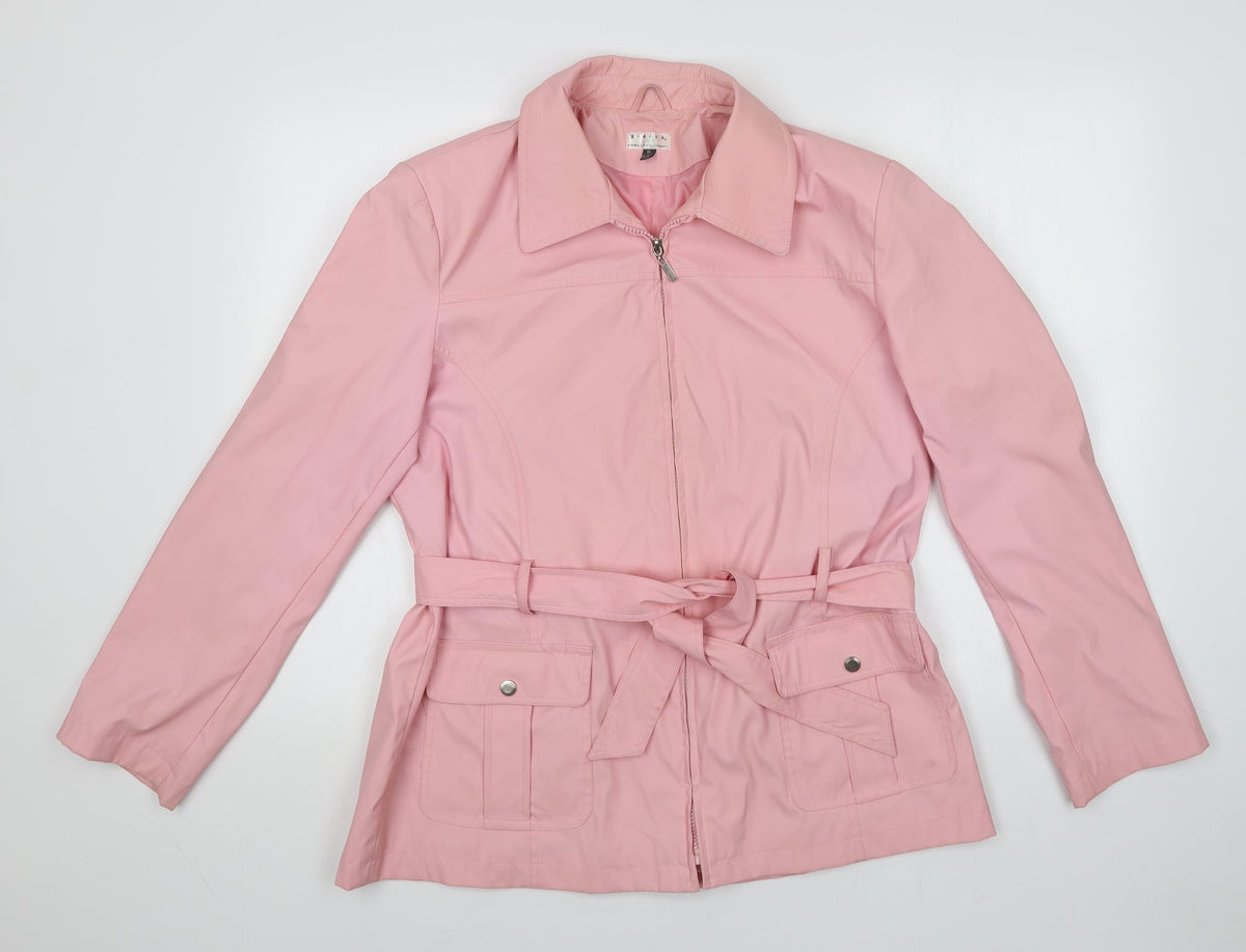 Giacca Womens Pink   Overcoat Coat Size XL
