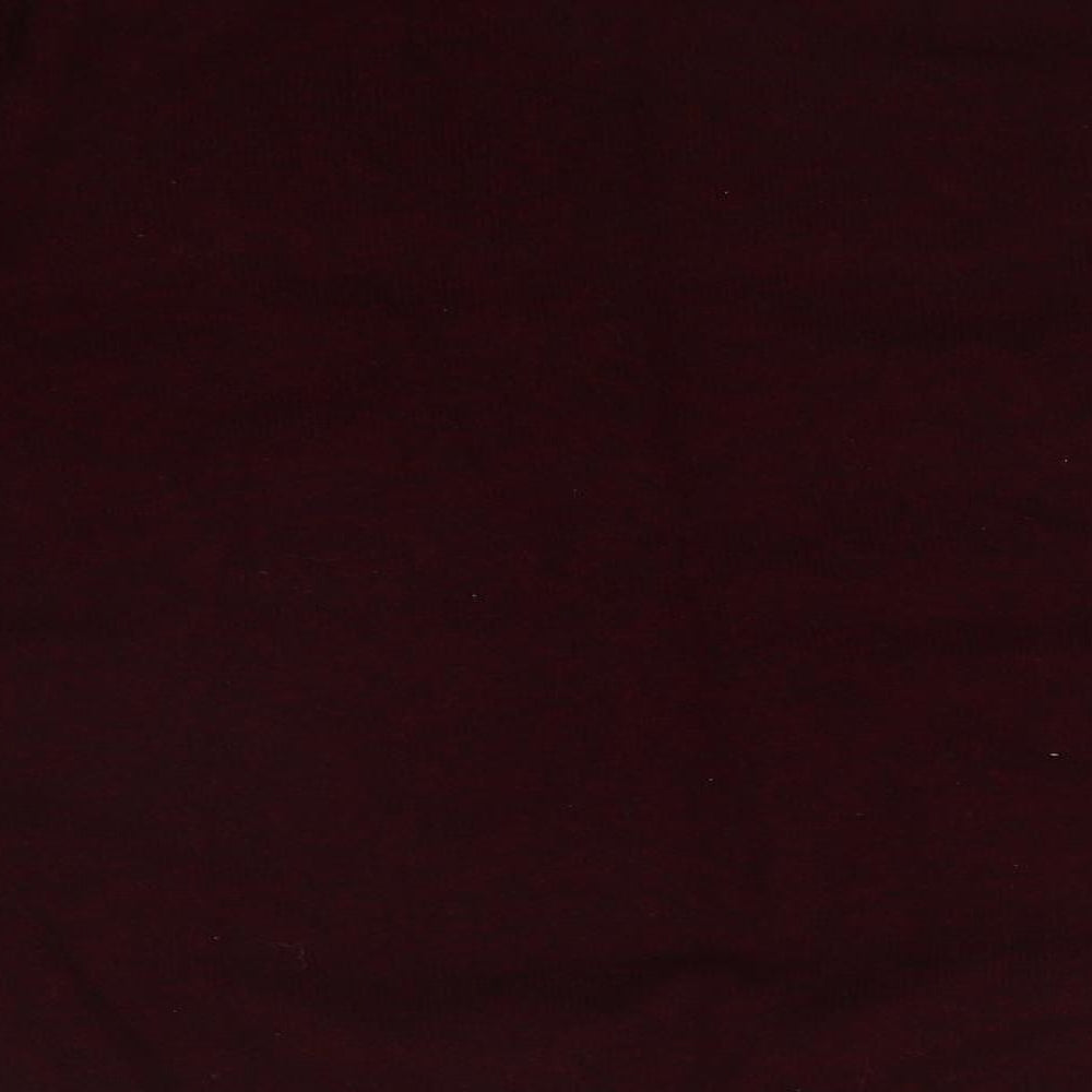 M&S Mens Red Geometric  Pullover Sweatshirt Size L