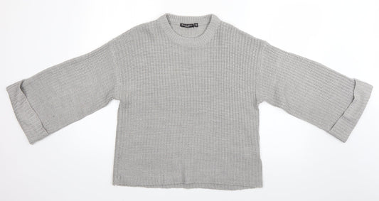 Brave Soul Womens Grey   Pullover Jumper Size 10