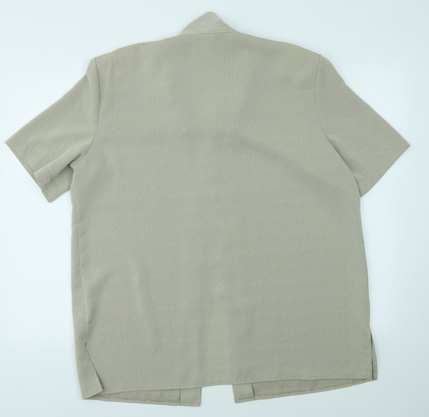 Sixth Sense Womens Beige   Basic Button-Up Size 20