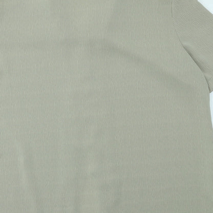 Sixth Sense Womens Beige   Basic Button-Up Size 20