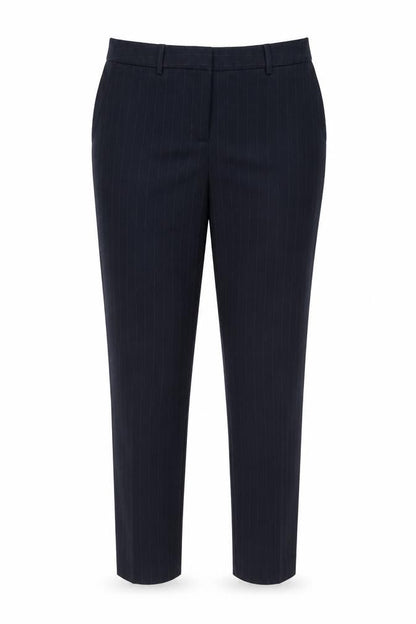Next Tailoring Womens Black Striped  Trousers  Size 12 L25.5 in