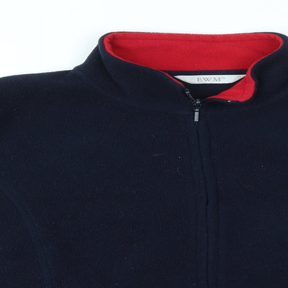 EWM  Mens Blue   Full Zip Jumper Size M