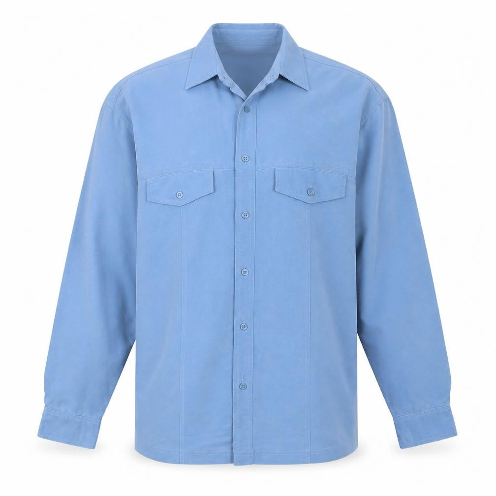 Kit Mens Blue    Button-Up Size M