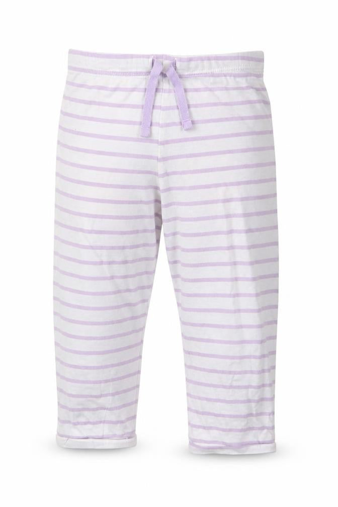 Marks & Spencer Girls Purple Geometric  Capri Pyjama Set Size 2-3 Years  - Peppa Pig