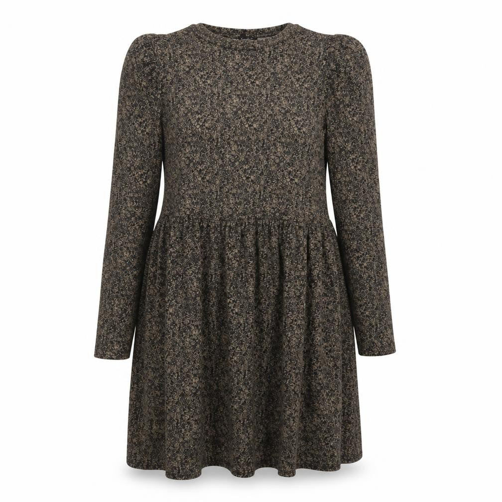 Zara Womens Beige Floral  T-Shirt Dress  Size S