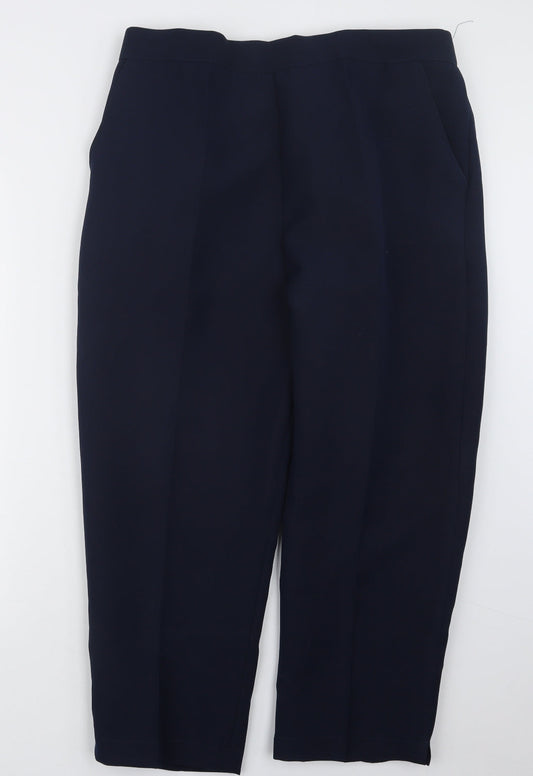 Preworn Womens Blue   Trousers  Size 18 L24 in