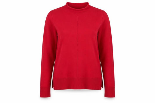 Next Womens Red  Knit Pullover Jumper Size 6