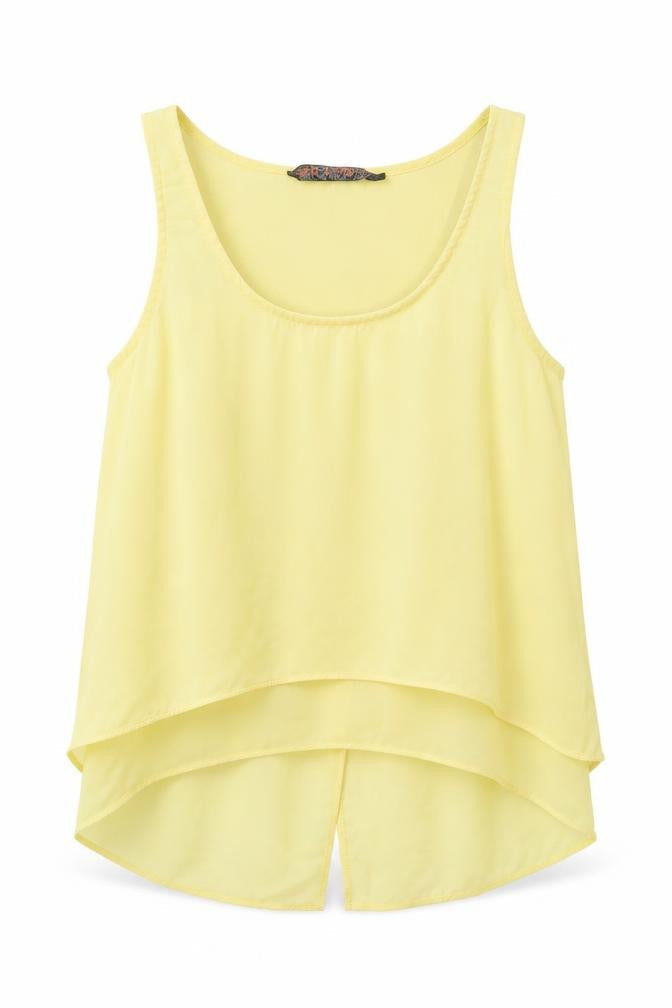 WED London Womens Yellow   Basic Tank Size S