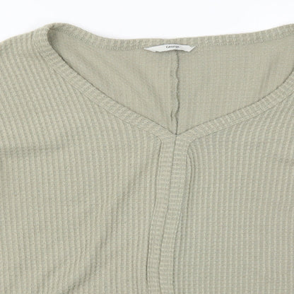 George Womens Green  Knit Pullover Jumper Size 14
