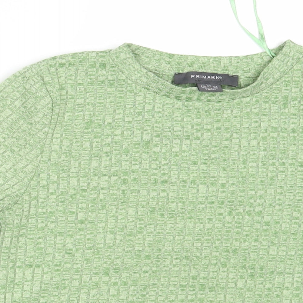 Primark Womens Green   Pullover Sweatshirt Size 6