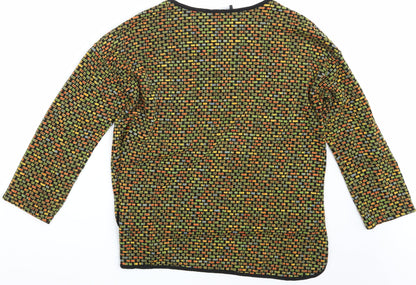 New Collection Womens Multicoloured Striped  Pullover Jumper One Size