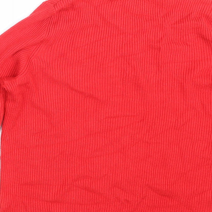 Marks & Spencer Womens Red   Pullover Sweatshirt Size 16