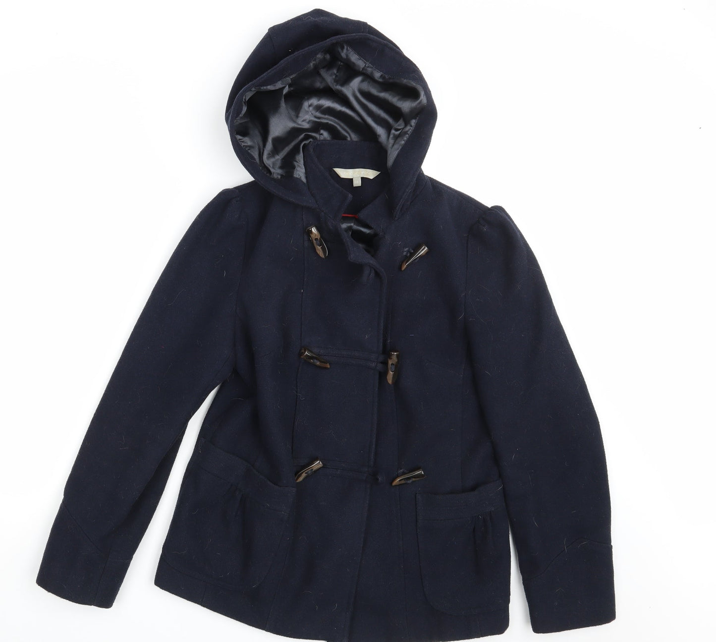 Redherring Womens Blue   Overcoat Coat Size 10