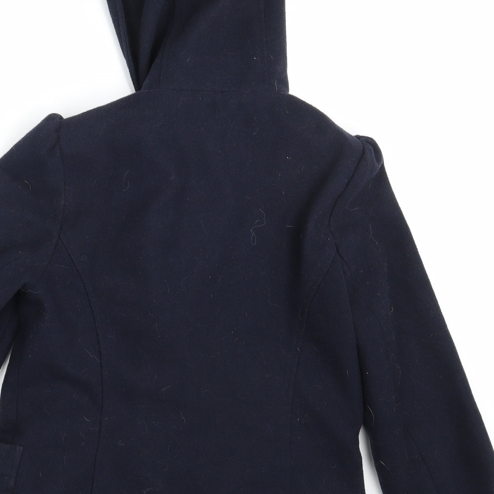 Redherring Womens Blue   Overcoat Coat Size 10