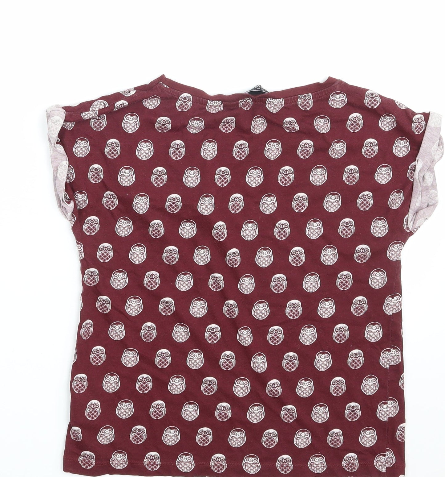New Look Girls Purple Animal Print  Basic T-Shirt Size 12-13 Years