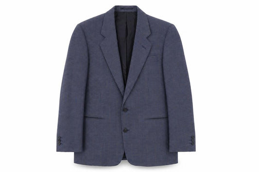 Greenwoods Mens Blue Plaid  Jacket Blazer Size 40