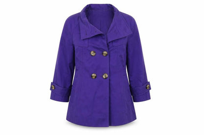 Marks & Spencer Womens Purple   Overcoat Coat Size 12