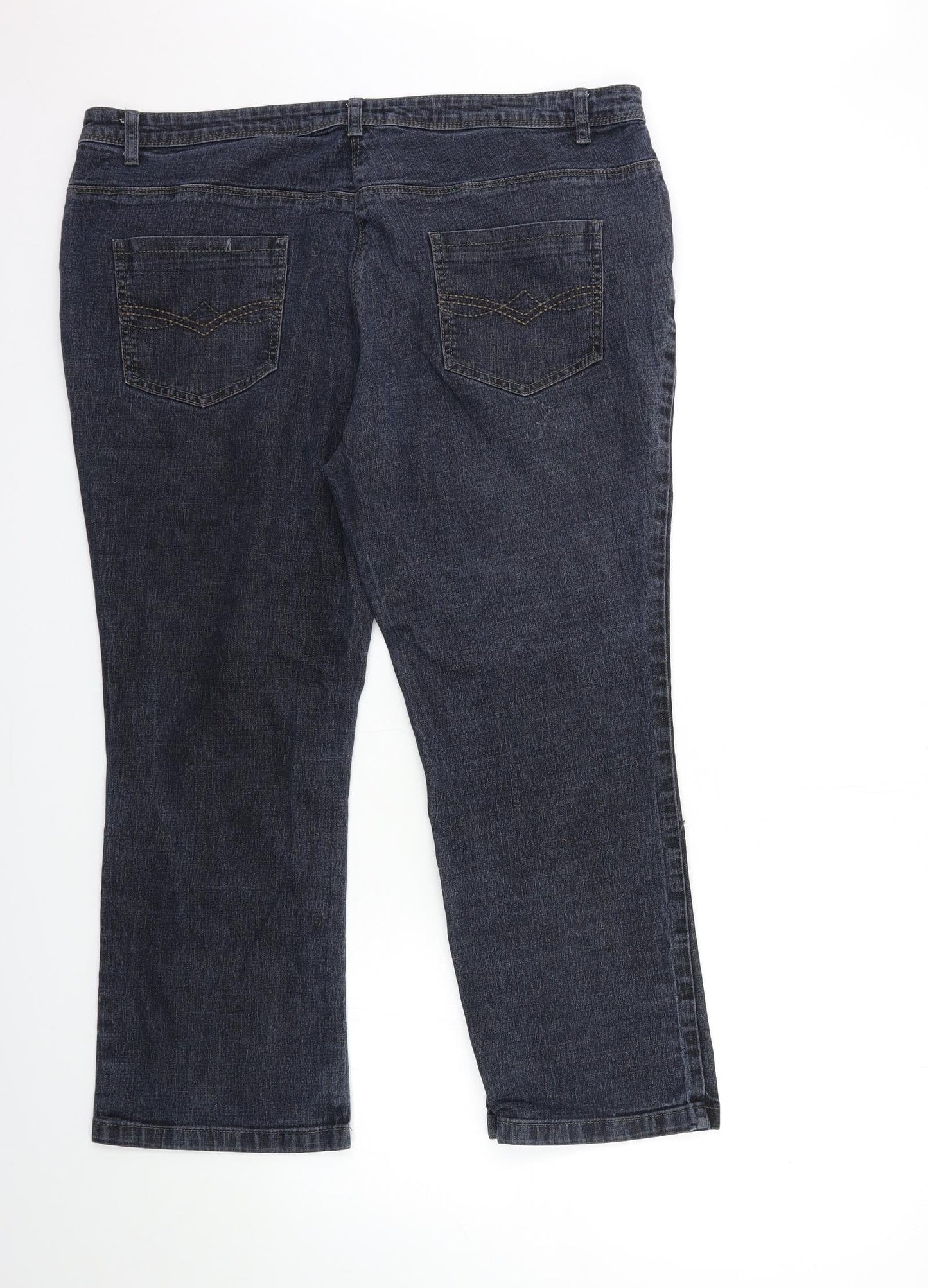 Preworn Womens Blue  Denim Bootcut Jeans Size 10 L26 in