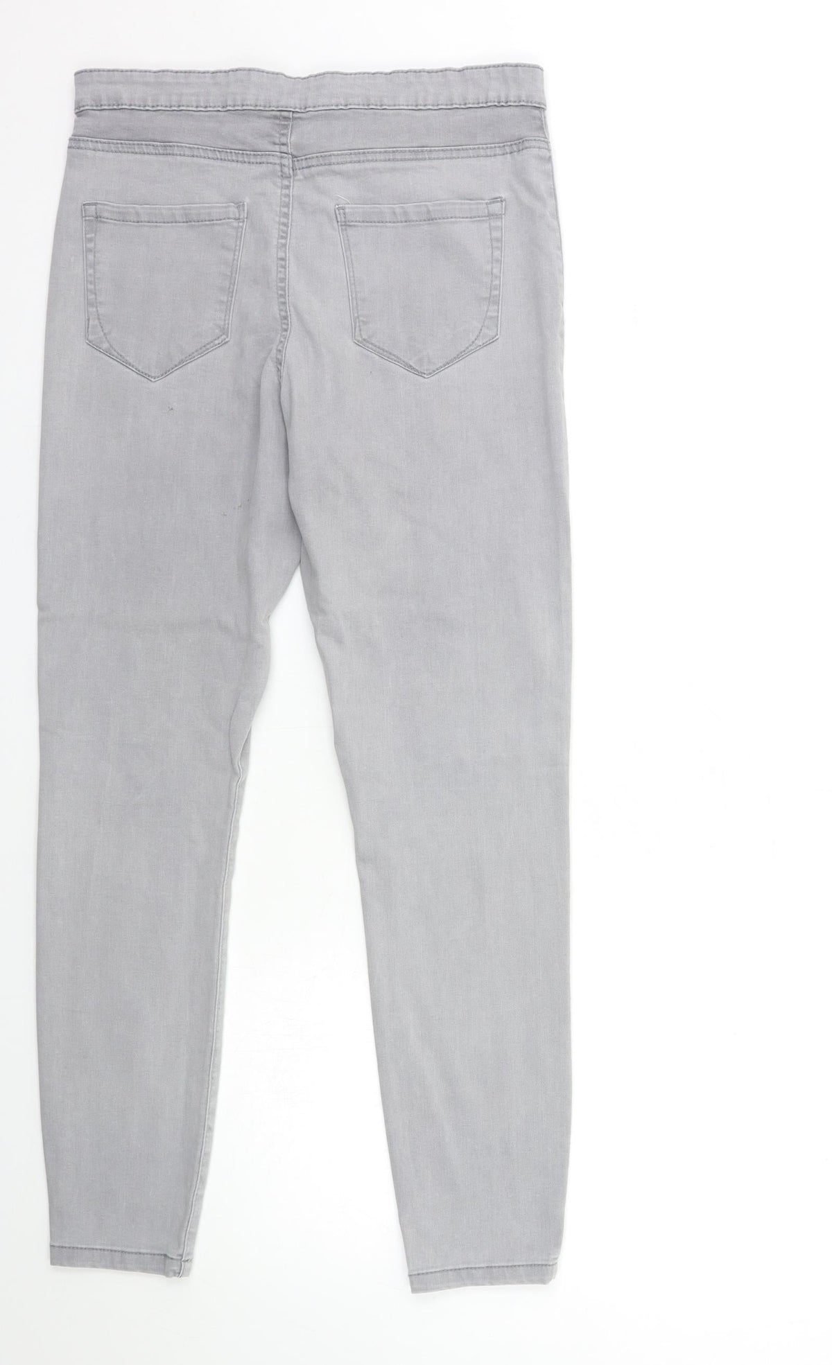Denim & Co. Womens Grey  Denim  Leggings Size 10 L27 in