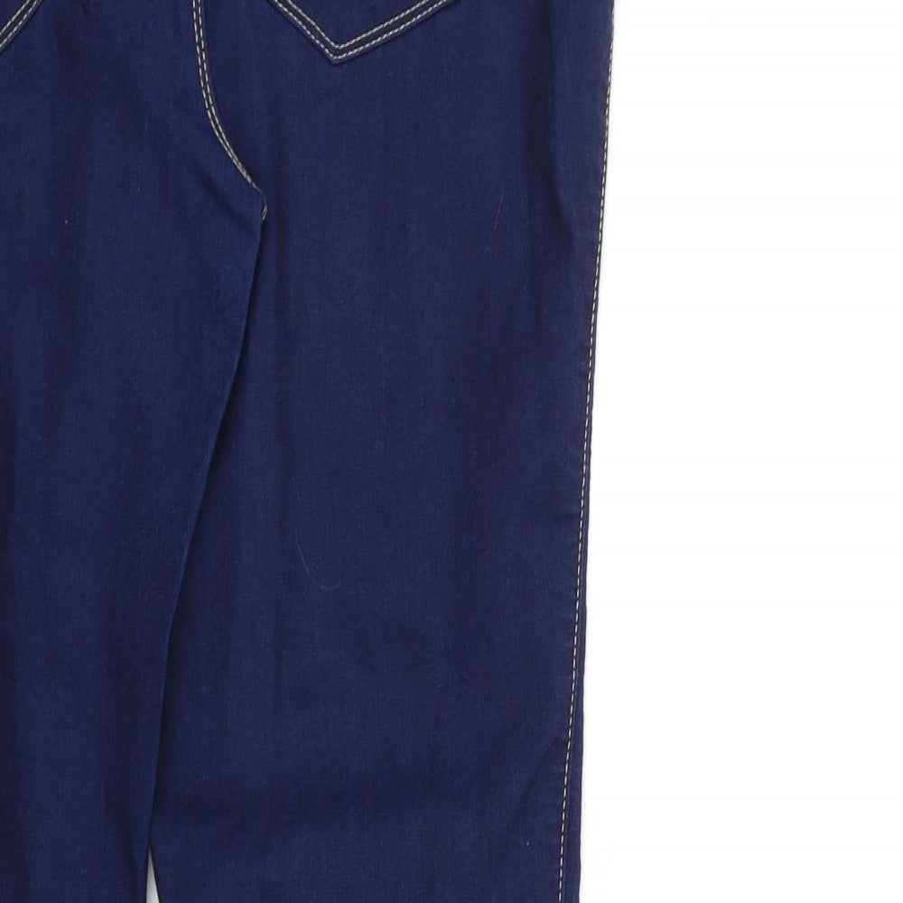 Denim & Co. Womens Blue  Denim Skinny Jeans Size 14 L27 in