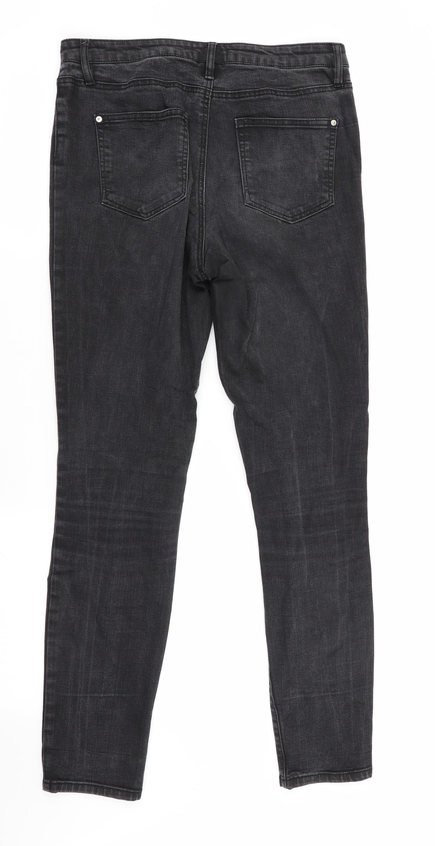 Warehouse Womens Black   Skinny Jeans Size 10 L29 in