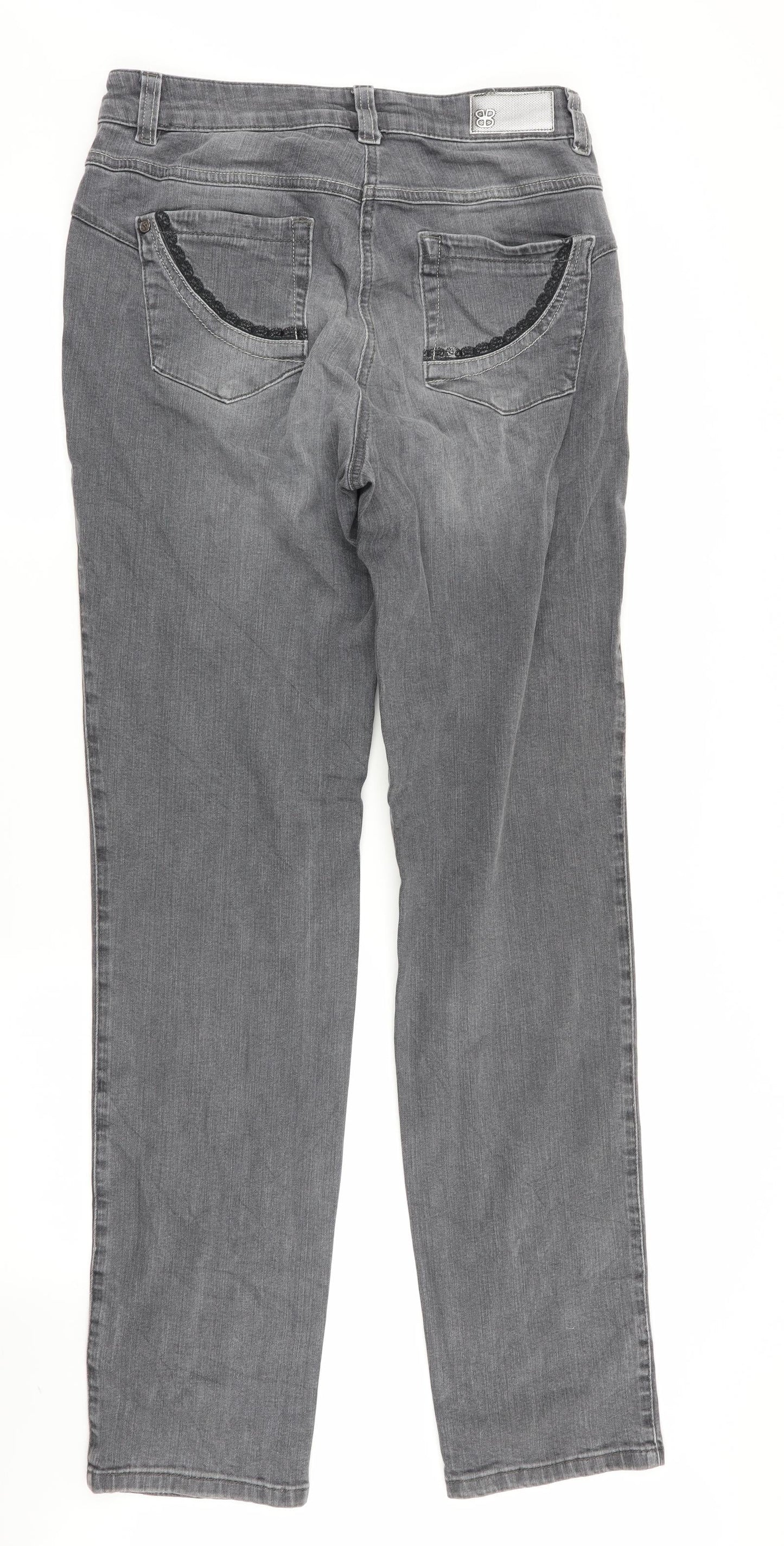 BB Womens Grey   Skinny Jeans Size 12 L33 in