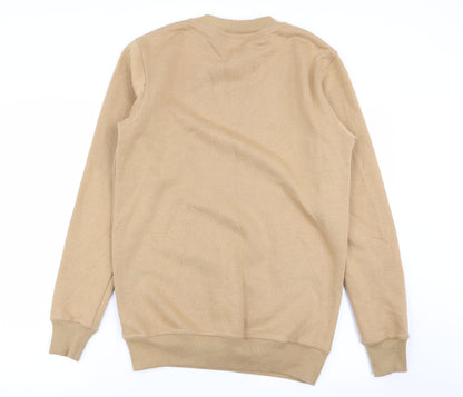 elite Mens Beige   Pullover Jumper Size M