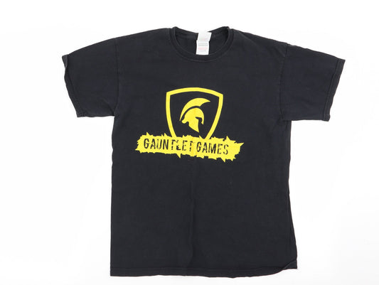 Fruit of the Loom Mens Black    T-Shirt Size M
