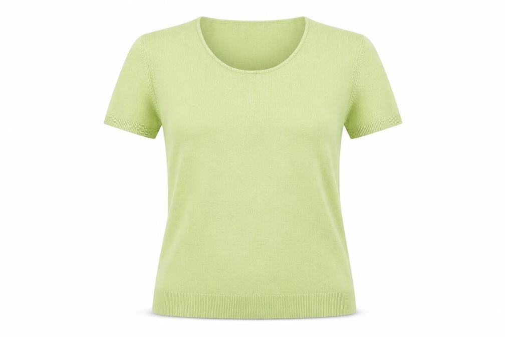 Daxon Womens Green   Basic T-Shirt Size 14
