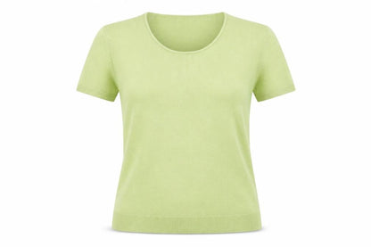 Daxon Womens Green   Basic T-Shirt Size 14