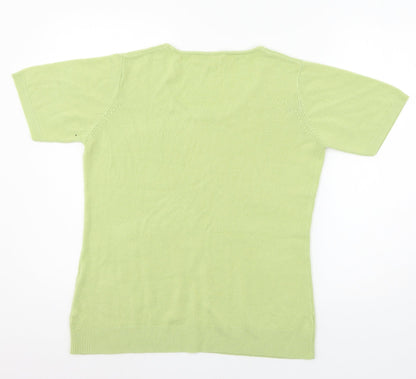 Daxon Womens Green   Basic T-Shirt Size 14