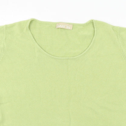 Daxon Womens Green   Basic T-Shirt Size 14