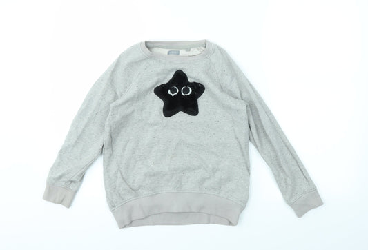 NEXT Girls Grey   Pullover Jumper Size 9 Years