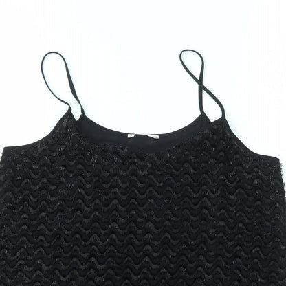 Matalan Womens Black   Basic T-Shirt Size 10