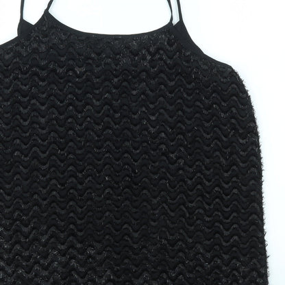 Matalan Womens Black   Basic T-Shirt Size 10