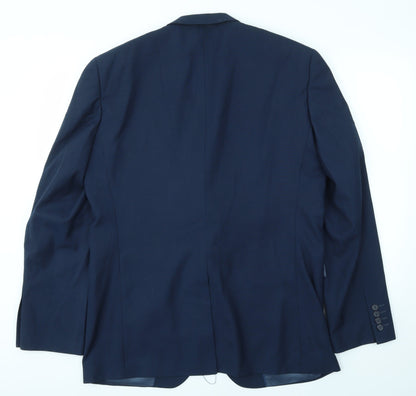 Cedarwood State Mens Blue Jacket Blazer Size 42