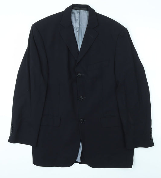 M&S Mens Blue   Jacket Blazer Size 38