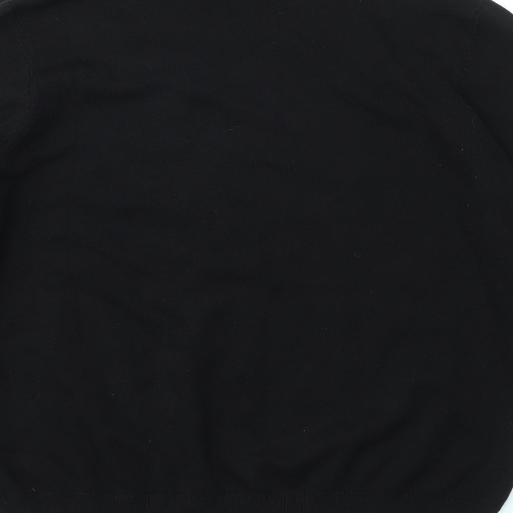 H&M Womens Black   Pullover Jumper Size L