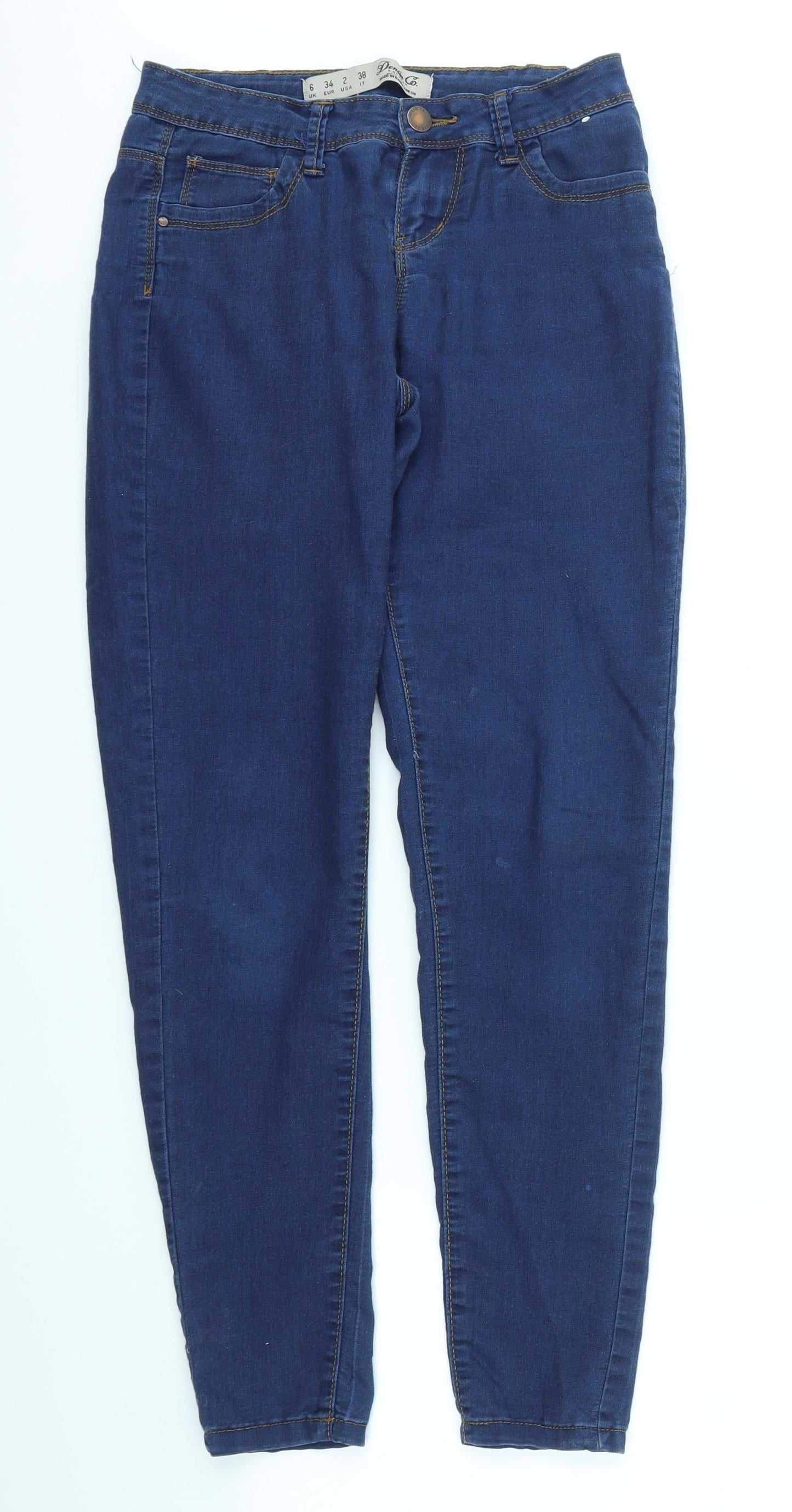 Denim Womens Blue   Skinny Jeans Size 6 L28 in