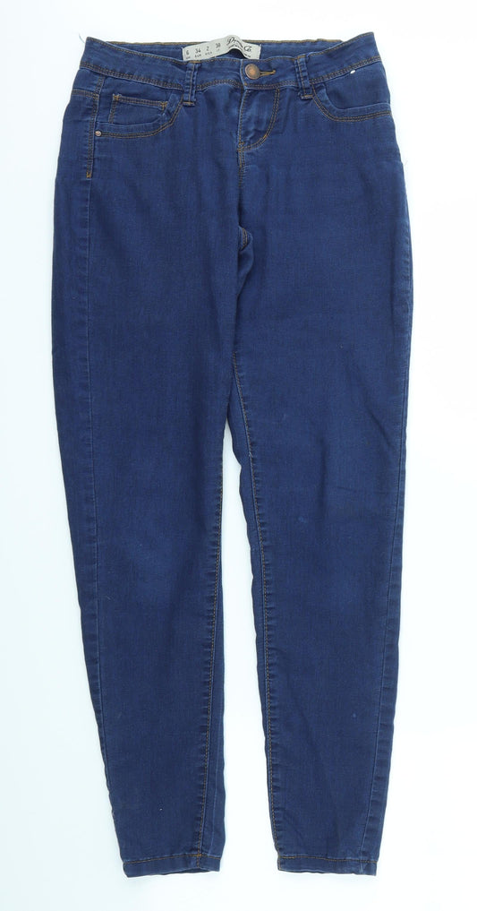 Denim Womens Blue   Skinny Jeans Size 6 L28 in