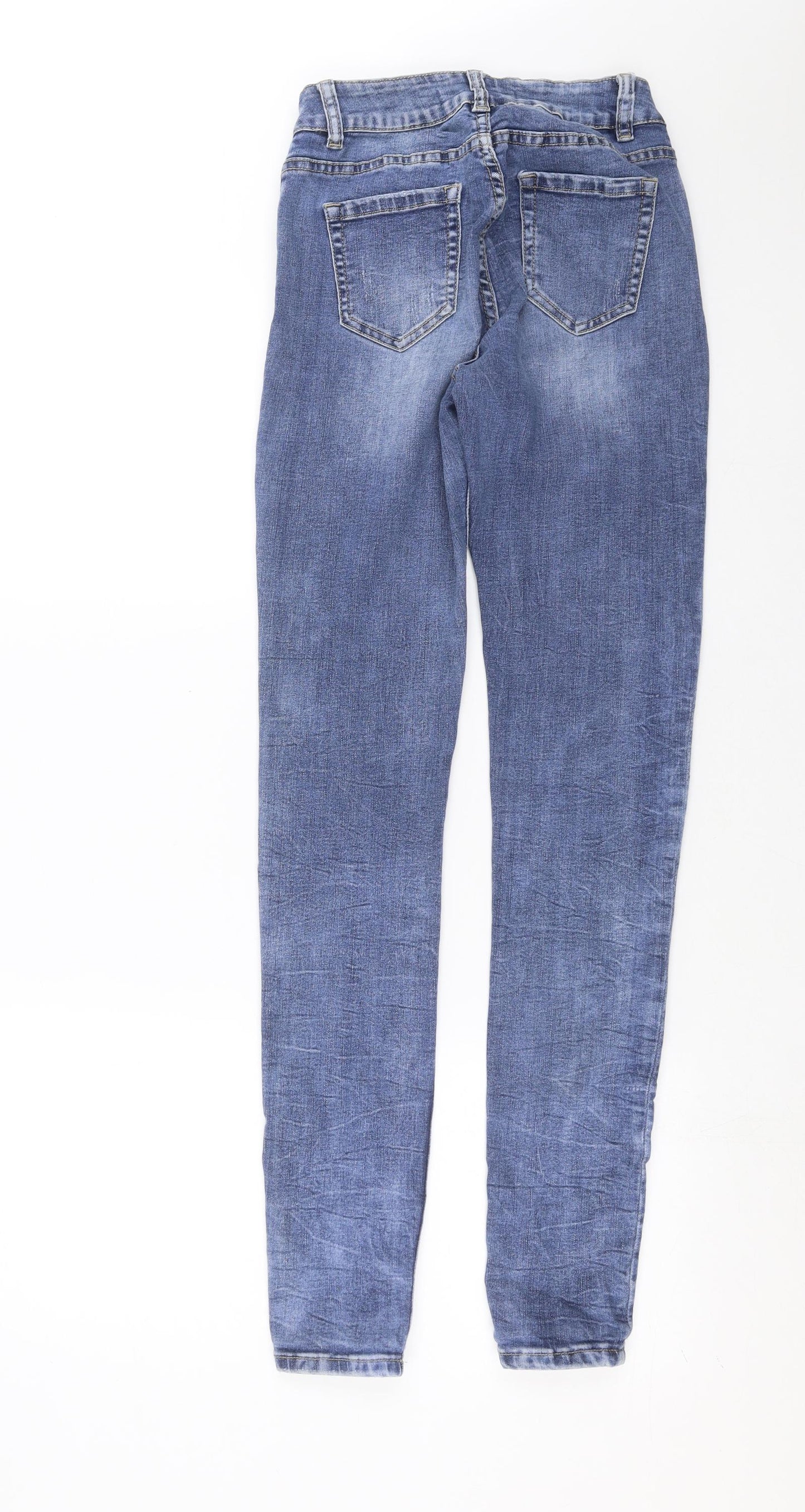 Monday Womens Blue  Denim Skinny Jeans Size S L31 in - beaded